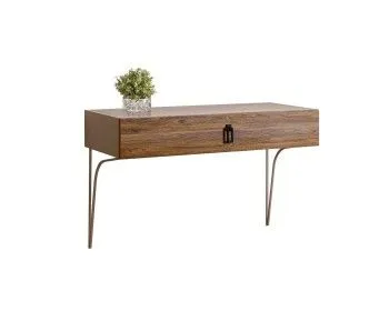 Стол туалетный (консоль) Bogemia Wood Fa (Мокка) (Lakobel/Черный) БМСТ-1(Wo)