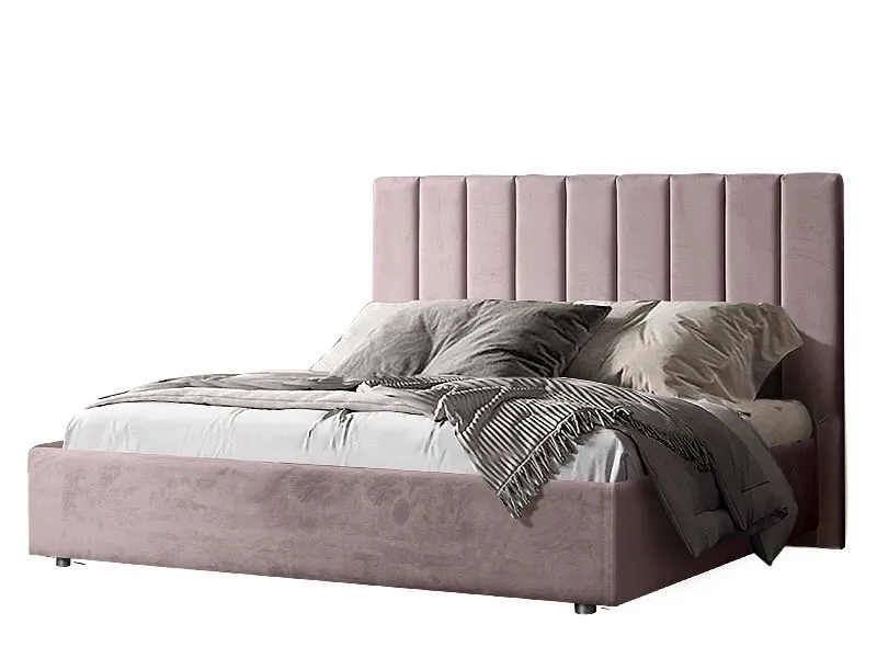 Кровать Concept 1,6 м, с подъемным механизмом (Бархат 02) Sweet Dreams КПКР-1[3]