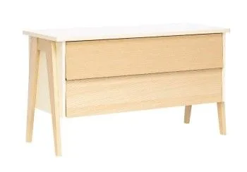 Комод Сканди 2 ящ. (Натуральное дерево/дуб шампань)