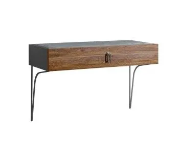 Стол туалетный (консоль) Bogemia Wood Fa (Серый) (Novabuk/Хром) БМСТ-1(Wo)