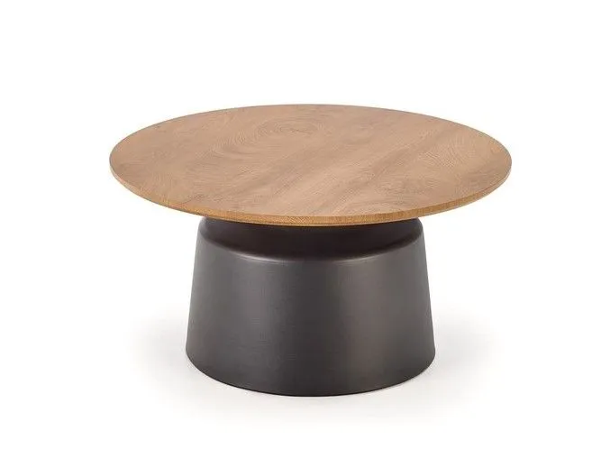 Комплект Halmar MALOMI (2 стола журнальных) (натуральный/черный) | изображение 4