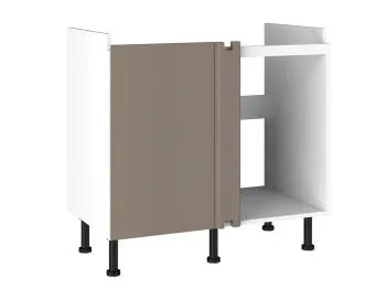 Стол под мойку угловой СМУ-100, Виста (900*534*870) Мокко, 25503