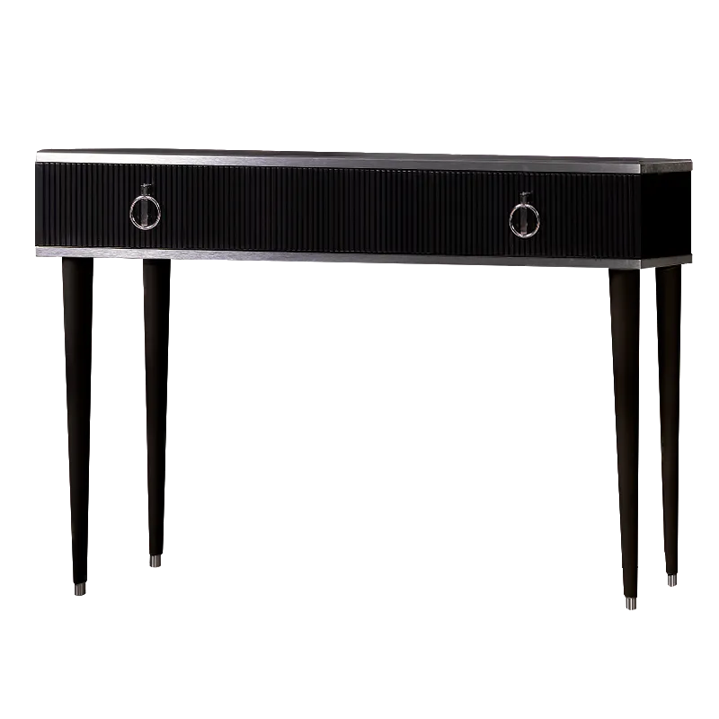 Стол туалетный Римини СОЛО (Черный/Серебро) РМСТ-1(s)
