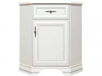 Тумба Кентаки KOMN1D1S/P угловая белый