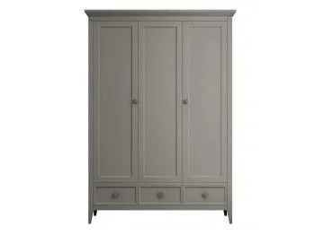 Шкаф трехстворчатый Manhattan (Серый)