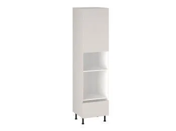 Шкаф-пенал 960 П-1 бок левый МДФ, Виста (600*586*2456) Экокожа Белый, 26279