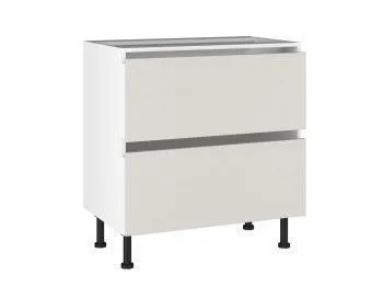 Стол с ящиками СЯ-(2)-80 Start Soft Boyard, Виста (800*523*870) Экокожа Белый, 26216