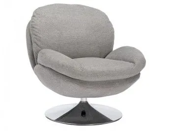 Кресло SIGNAL BRIGITTE Brego 07 серый/хром