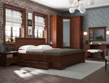 Спальня Кентаки каштан 7