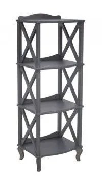 Этажерка-стеллаж Джульетта-3 (серый ясень )