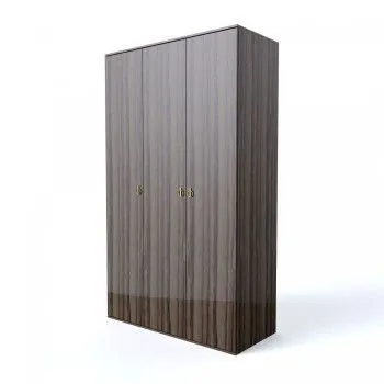 Шкаф 3-х дверный Римини (Орех империя/Золото) РМШ2/3