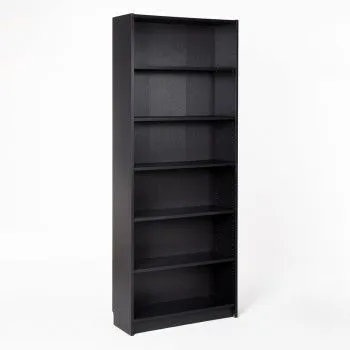 МАЛЬМ / VARMA Стеллаж ИКЕА / IKEA 80, 80x200x28, шпон, черный