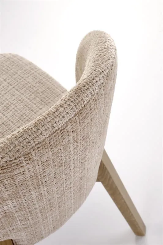 Стул кухонный Halmar BASSO (бежевый/орех светлый) | изображение 10