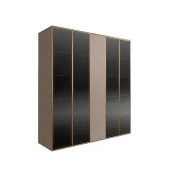 Шкаф 5-ти дв. Bogemia Air (Мокка/Золото) БМШ2/5(4)