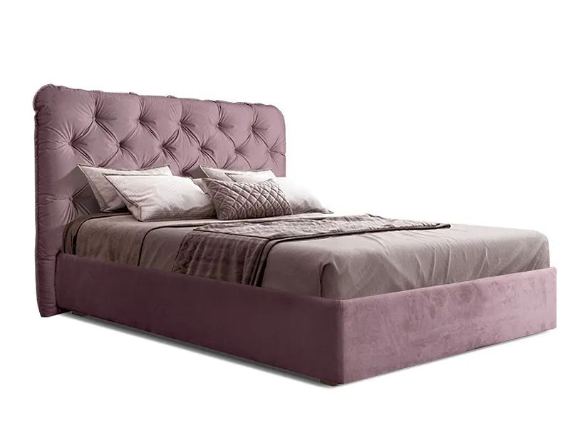 Кровать Bogemia 1,8 м, с подъемным механизмом (Бархат 02) Sweet dreams БМКР180-1[3]
