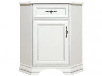 Тумба Кентаки KOMN1D1S/L угловая белый