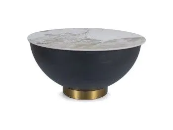 Стол журнальный Signal CYPRUS A (белый/черный)