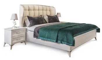 Кровать Нонна 160х200 мокко глянец