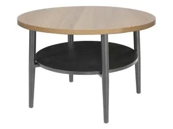 Стол журнальный Signal ELLA B (дуб/черный) 60/45