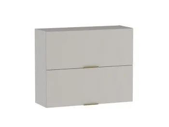 Шкаф ШГ-90Г, Монза (900*316*720) Экокожа Бежевый, 23158