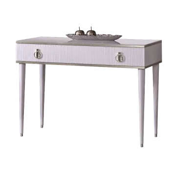 Стол туалетный Римини СОЛО (Белый/Серебро) РМСТ-1(s)