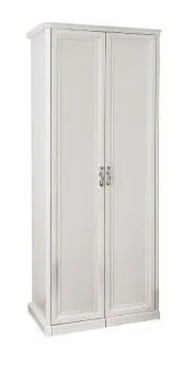 Шкаф Мишель 2-дверный без зеркал белый матовый