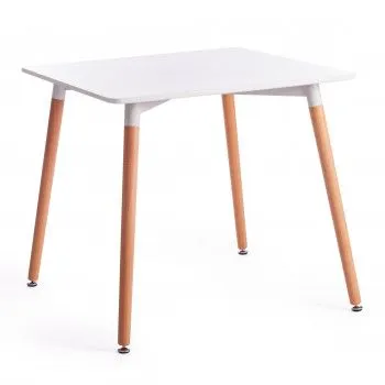 Стол JOHN (mod. T1003) White (Белый) / Natural (натуральный)