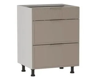 Стол с ящиками СЯ-60 (140/284), Берта (600*528*820) Мокко, 25124