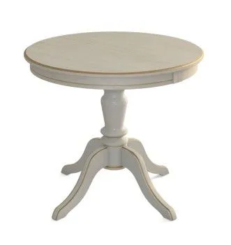 Стол Тейя (Эмаль 11/патина золото/шпон дуб)