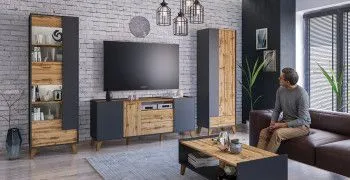 Гостиная Сканди Графит 2