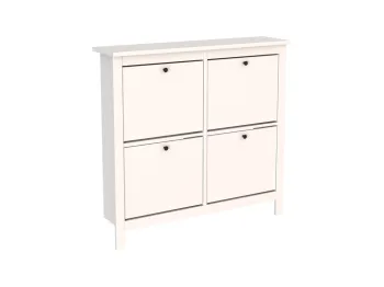 САГА тумба для обуви 113х108 белая