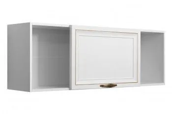 Полка навесная книжная Натали белый глянец - Выставка м. Марьина роща