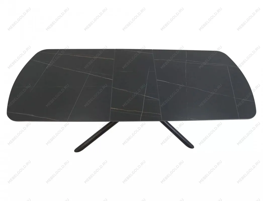 Стол обеденный Signal VECTOR Ceramic 180 (черный/черный) | изображение 2