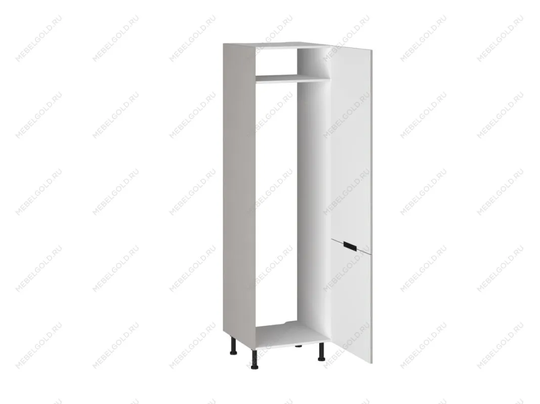 Шкаф-пенал ПХ-60 бока МДФ, Виста (600*586*2216) Экокожа Бежевый, 26477 | изображение 1