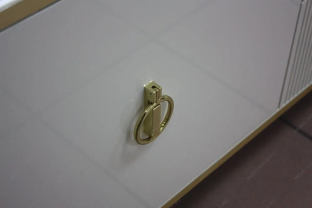 Лобня - Тумба прикроватная (левая/правая) Римини СОЛО (белый золото) РМТП-1 (s) | изображение 3