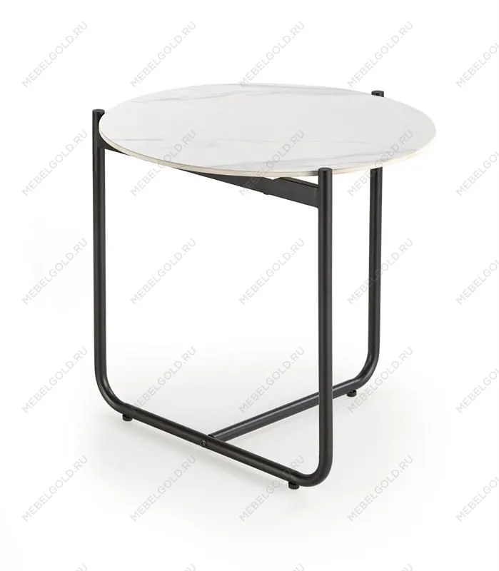 Стол журнальный Halmar ACUNA S (белый мрамор)