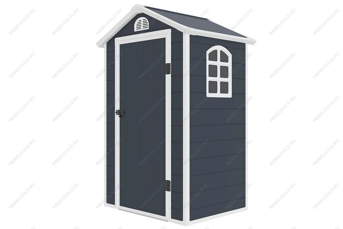 Сарай пластиковый Black Fox Modernist A 1,1м2 | изображение 1