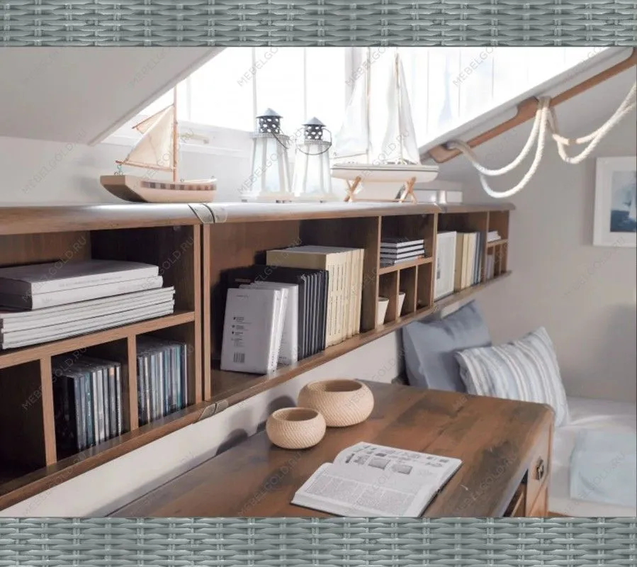 Полка Индиана JPOL/120 дуб саттер - Выставка м. Марьина роща | изображение 3