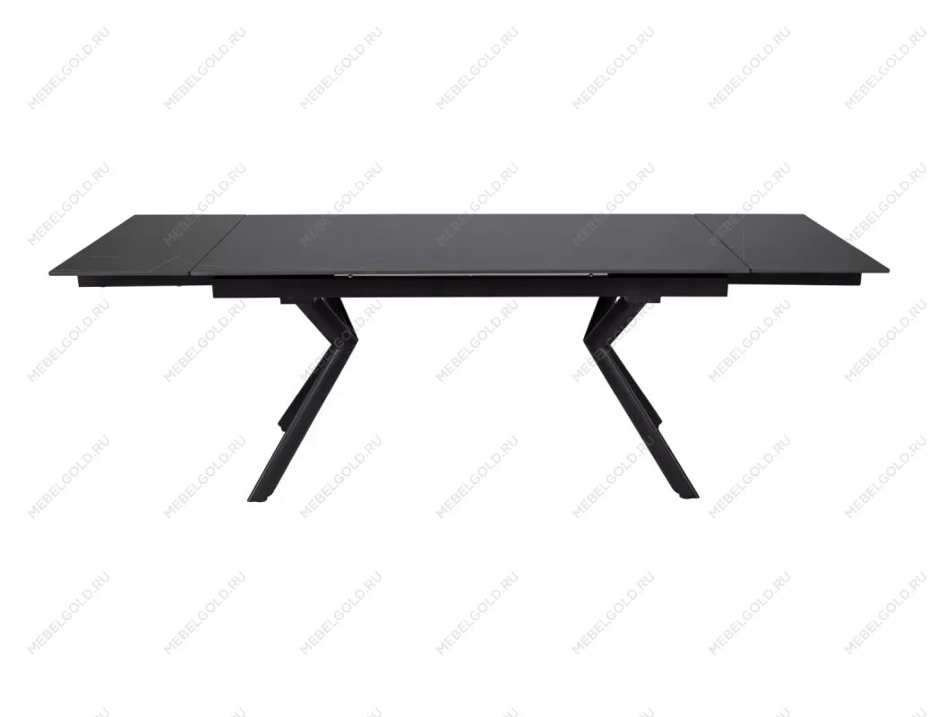 Стол обеденный Signal NORTON 160 (черный/черный) | изображение 3