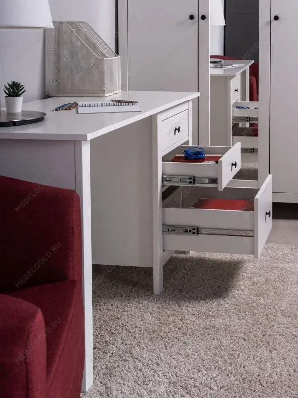 Стол письменный Сага, 120х56, белый | изображение 4