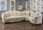Диван Лара угловой 3-у-1 бежевый золото | изображение 1