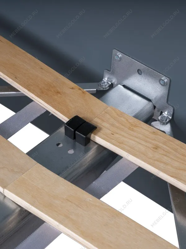 Кровать двуспальная Сага, 140х200 см, темно-бирюзовая/ясень | изображение 3