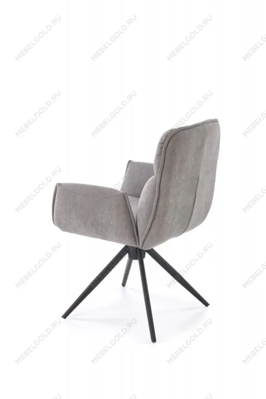 Стул кухонный Halmar K574 поворотный (серый/черный) | изображение 3