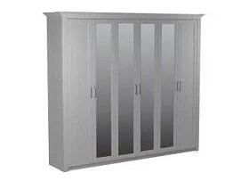 Шкаф 6-дверный, Клер (2693*593*2300) Сосна Андерсен, 11918