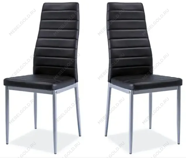 Стул кухонный Signal H261 BIS (черный/алюминий) | изображение 1