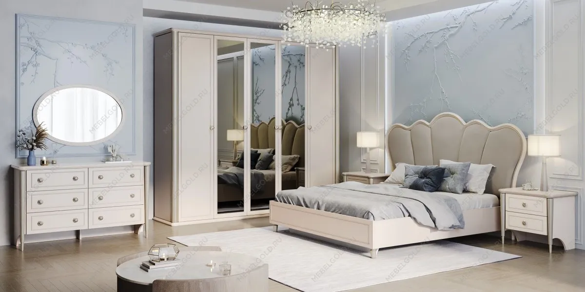 Шкаф Диана 4-дверный бежевый | изображение 3