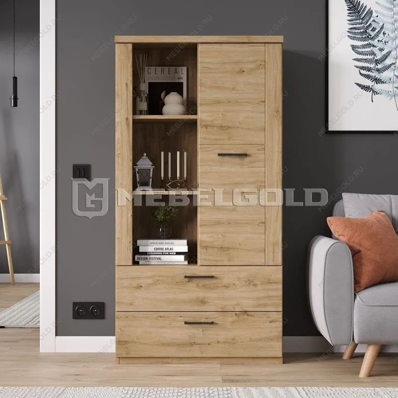 Шкаф Дорсет 1D2S3N | изображение 1