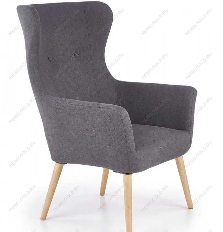 Кресло Halmar COTTO (темно-серый)