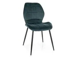 Стул кухонный Signal JAKE Velvet Bluvel 78 (темно-зеленый/черный)