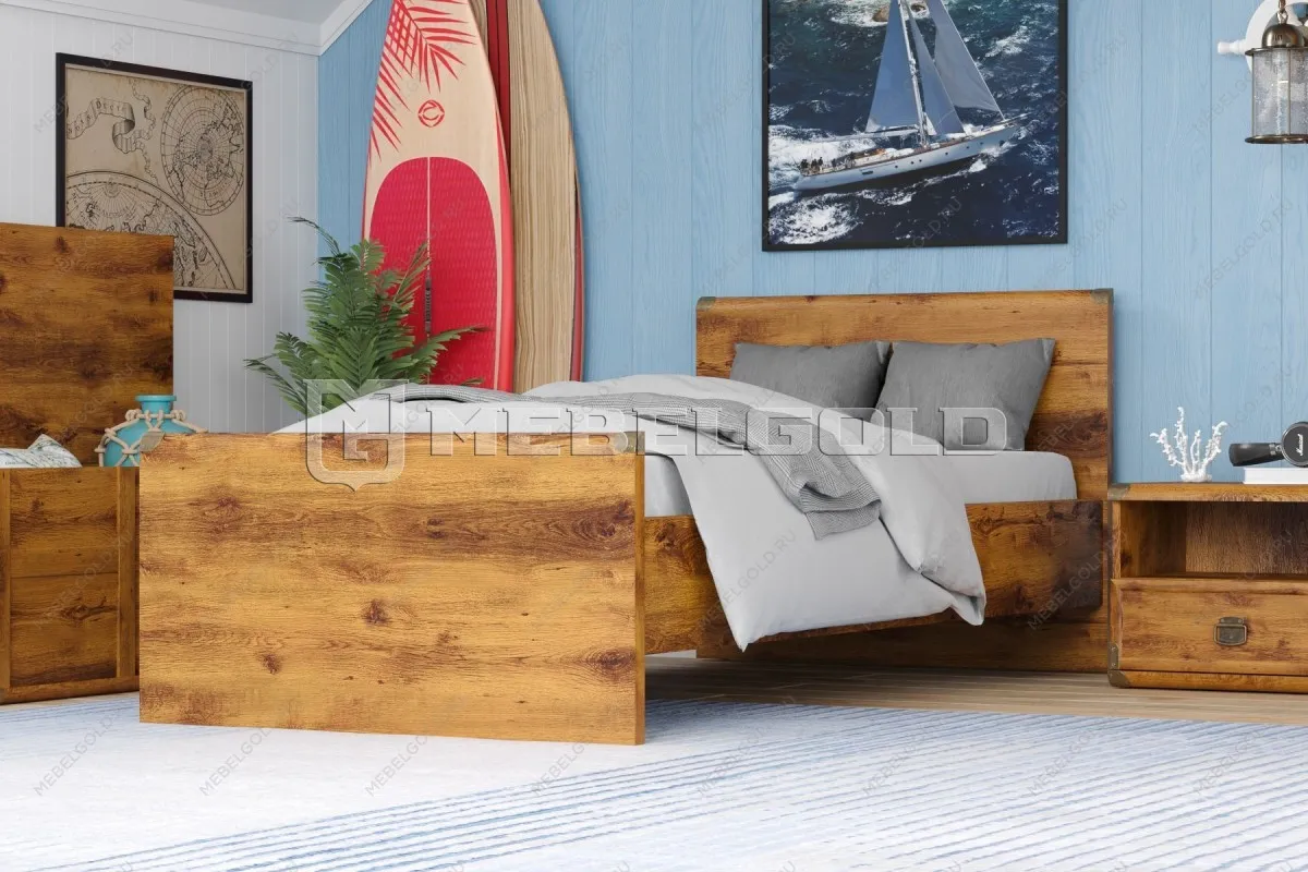 Кровать Индиана JLOZ/90 дуб саттер | изображение 2